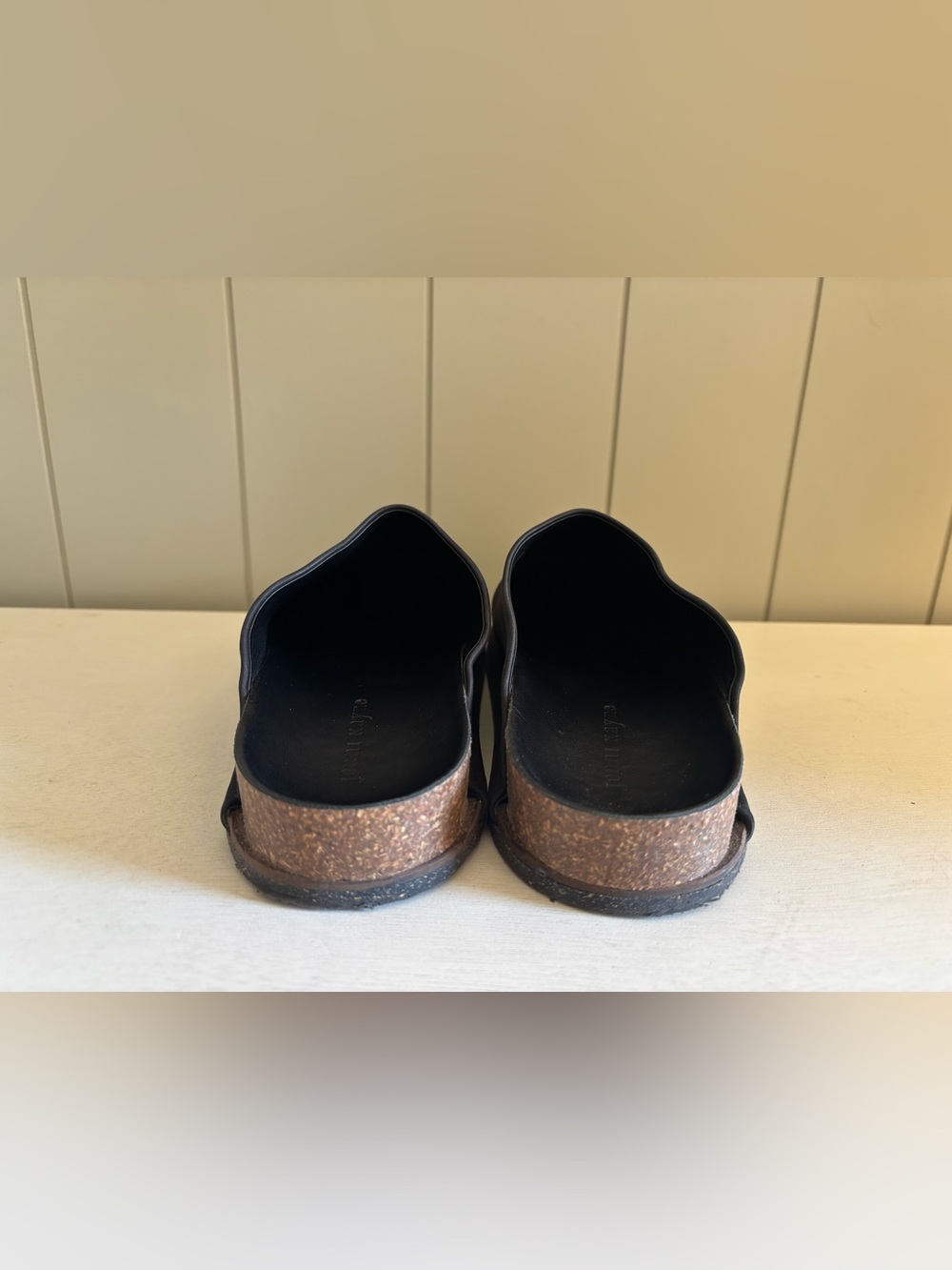 JENNI KAYNE Moc Clog Oiled Leather Black size 39 - Picture 7 of 10